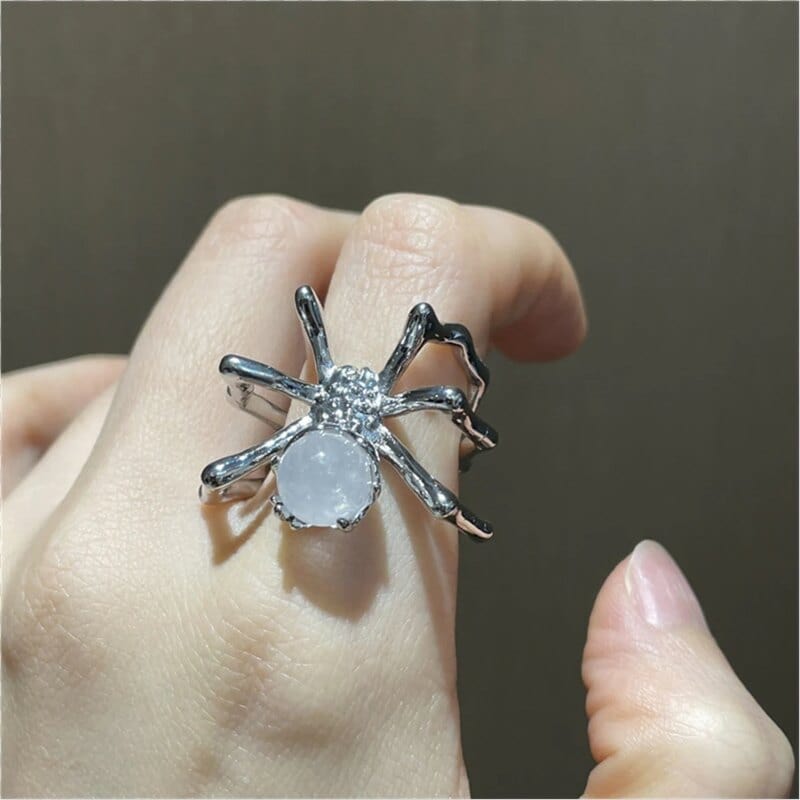 Drezden Goth Gothic Spider Ring