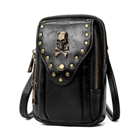 Gothic Skull Square Mini Bag