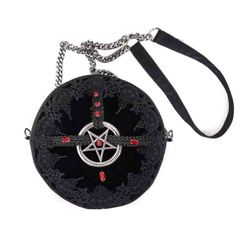 Drezden Goth Women's Gothic Pentagram Bag