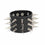 Punk Faux Leather Spike Studded Wide Wristband