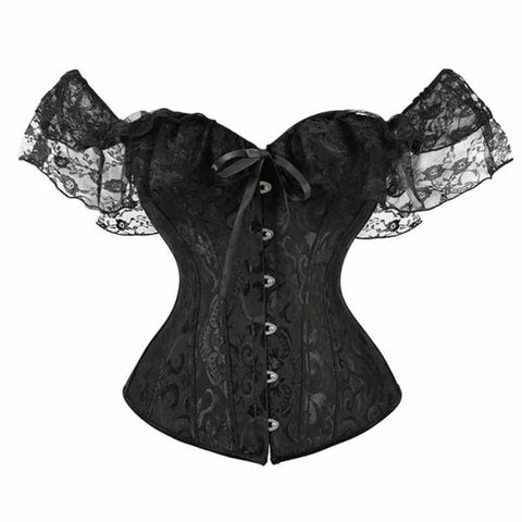 Gothic Lace-up Buckles Fitted Corset