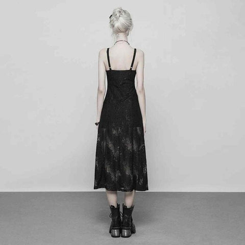 Drezden Goth Women's Punk Printed Dress