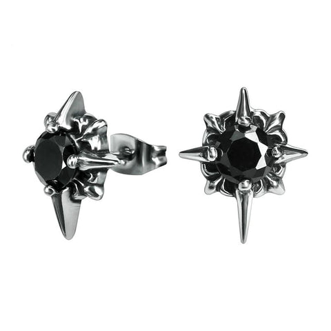 Gothic Star Earrings