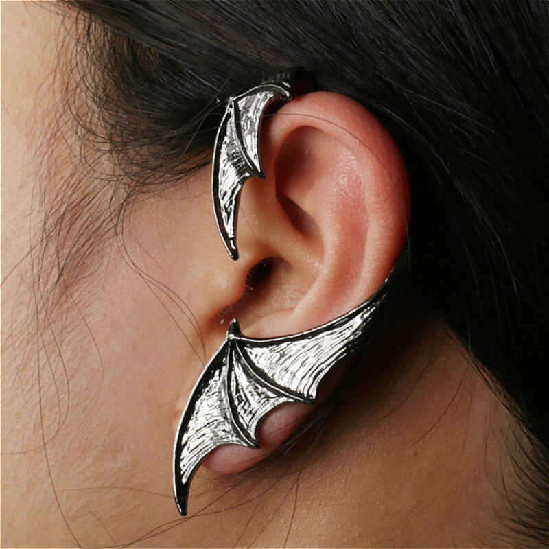 Drezden Dragon Wing (Left Ear) Goth Vintage Punk Rock Dragon Cuff Earrings (1pcs)