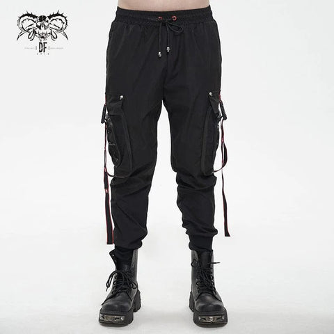 Men's Punk Cargo Pants Joggers