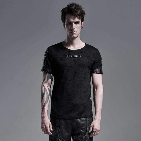 Men's Gothic Net Fitted T-shirts