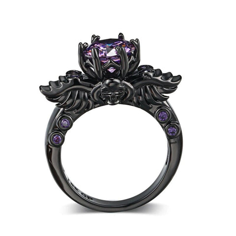Drezden Goth Gothic Wings Ring