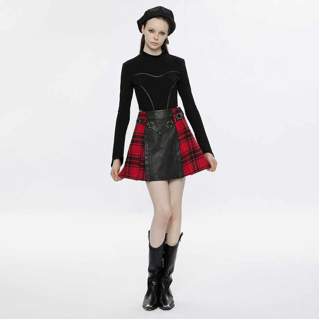 Plaid hotsell skirt grunge