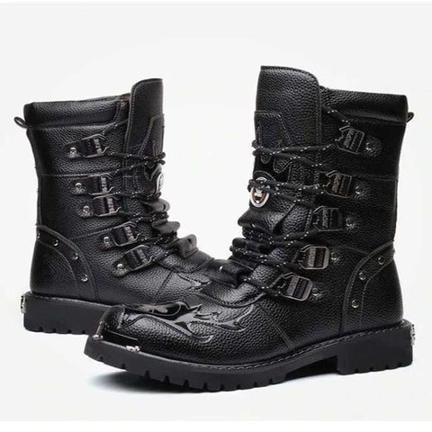 Men's Faux Leather Boots