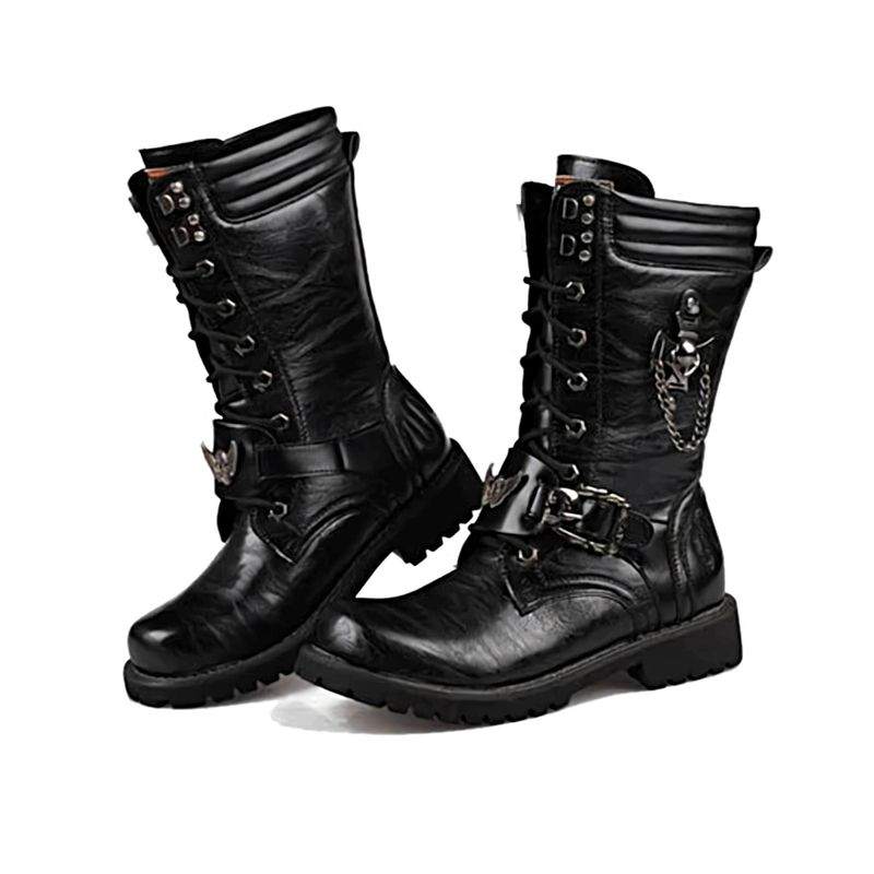 Boots Fashion Men, Boots Men Retro, Motorcycle Boots